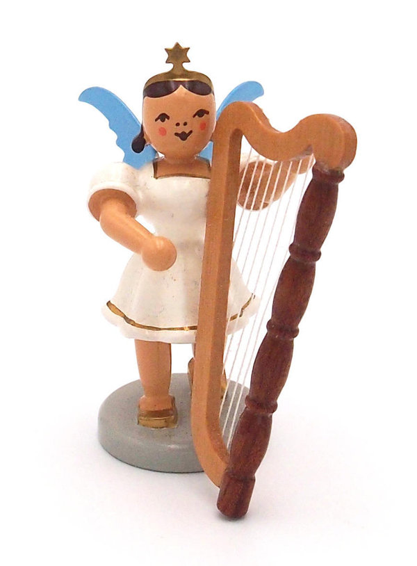 Blank Kurzrockengel farbig mit Harfe