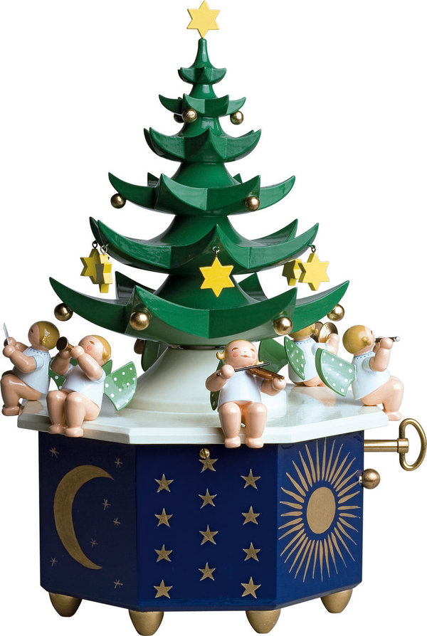 Wendt & Kühn Spieldose " Tannenbaum " Am Weihnachtsbaum