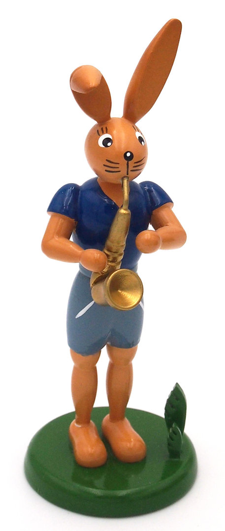 Gahlenz Hase mit Saxophon